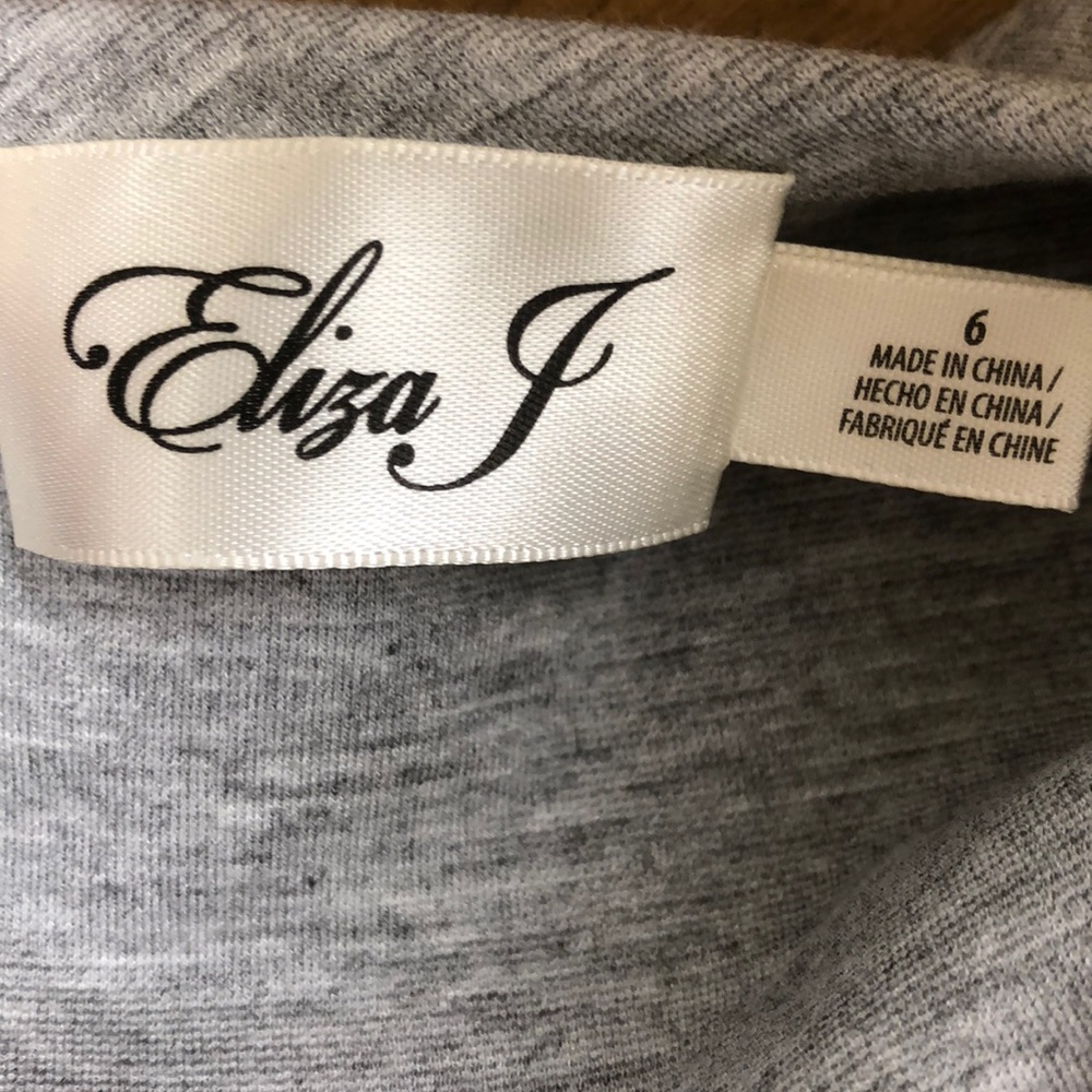 Eliza J Flounce Hem Sweatshirt Dress - Picture 11 of 11